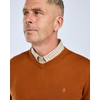 5047 VÄRNAMO MEN’S MERINO WOOL V-NECK SWEATER PINEWOOD