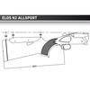 ELOS N2 ALL SPORT 76cm ADJ.STOCK FABARM
