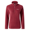 CWA265 MISKA HALF ZIP FLEECE T-SHIRT