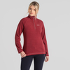 CWA265 MISKA HALF ZIP FLEECE T-SHIRT