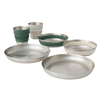 DETOUR STAINLESS STEEL COLLAPSIBLE DINNERWARE SET (2P, 6-PIECE)