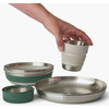 DETOUR STAINLESS STEEL COLLAPSIBLE DINNERWARE SET (2P, 6-PIECE)