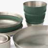 DETOUR STAINLESS STEEL COLLAPSIBLE DINNERWARE SET (2P, 6-PIECE)