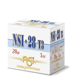 CAL.28 NSI 28 T3 28g HUNTING CARTRIDGES NOBEL SPORT ITALIA