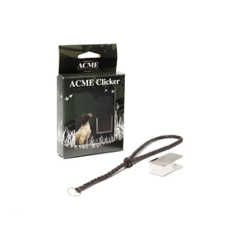 470 CLICKER POLISH BRASS & 107.5 LEATHER WRIST LANYARD ACME