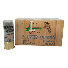 CAL.12 SILVER QUEEN DISPERSANTE 34g HUNTING CARTRIDGES ALG