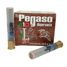 CAL.36 PEGASO DISPERSANTE 19g MAGNUM .410/76/16 HUNTING CARTRIDGES ALG