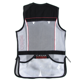SHOOTING VEST GUERINI (RH) BLACK LEATHER