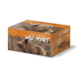 CAL.12 WILD IMPACT SLUG LONG RANGE 32g HP HUNTING CARTRIDGES NOBEL SPORT ITALIA