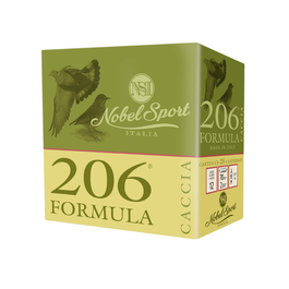 CAL.12 206 FORMULA 33g HUNTING CARTRIDGES NOBEL SPORT ITALIA