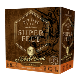 CAL.12 SUPER FELT 34g HUNTING CARTRIDGES NOBEL SPORT ITALIA