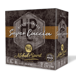 CAL.12 SUPER CACCIA 38g HUNTING CARTRIDGES NOBEL SPORT ITALIA