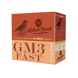 CAL.12 GM3 FAST TORDO 32g HUNTING CARTRIDGES NOBEL SPORT ITALIA