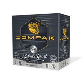 CAL.12 COMPAK 28g SHOOTING CARTRIDGES NOBEL SPORT ITALIA