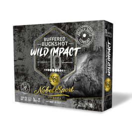 CAL.12 BUFFERED BUCKSHOT 10P 45g HUNTING CARTRIDGES NOBEL SPORT ITALIA