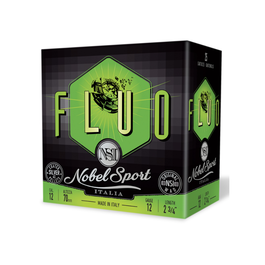 CAL.12 FLUO SKEET 24g SHOOTING CARTRIDGES NOBEL SPORT ITALIA