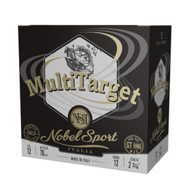 CAL.12 MULTITARGET SKEET 24g SHOOTING CARTRIDGES NOBEL SPORT ITALIA