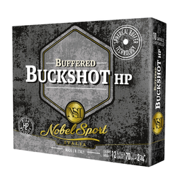 CAL.12 BUFFERED BUCKSHOT 9P HP 33,5g HUNTING CARTRIDGES NOBEL SPORT ITALIA