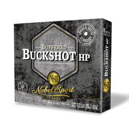 CAL.12 BUFFERED BUCKSHOT 9P HP 33,5g HUNTING CARTRIDGES NOBEL SPORT ITALIA