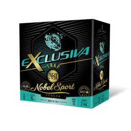 CAL.12 EXCLUSIVA TRAP 24g SHOOTING CARTRIDGES NOBEL SPORT ITALIA