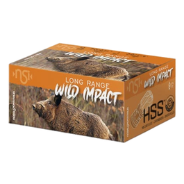 CAL.12 WILD IMPACT SLUG LONG RANGE 32g HP HUNTING CARTRIDGES NOBEL SPORT ITALIA