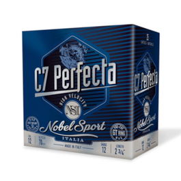 CAL.12 C7 PERFECTA 24g SHOOTING CARTRIDGES NOBEL SPORT ITALIA