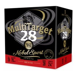 CAL.28 MULTITARGET 24g SHOOTING CARTRIDGES NOBEL SPORT ITALIA