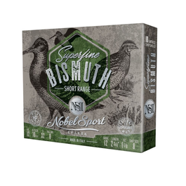 CAL.12 SHORT RANGE SUPERFINE BISMUTH 32g HUNTING CARTRIDGES NOBEL SPORT ITALIA