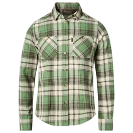 9327 HÄRJEDALEN WOMEN’S COTTON FLANNEL HUNTING SHIRT PINEWOOD