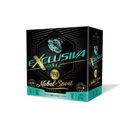 CAL.12 EXCLUSIVA TRAP 24g SHOOTING CARTRIDGES NOBEL SPORT ITALIA