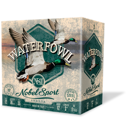 CAL.12 STEEL WATERFOWL HP 35g HUNTING CARTRIDGES NOBEL SPORT ITALIA