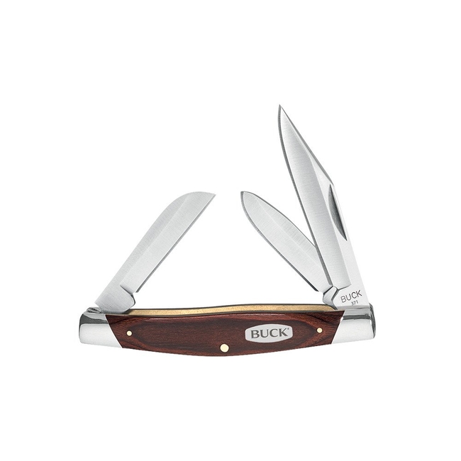 B371-BRS STOCKMAN FOLDING KNIFE