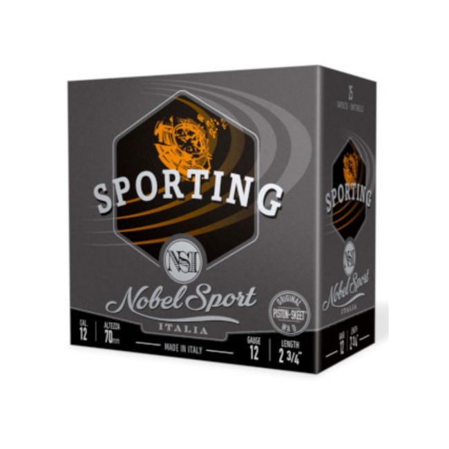 CAL.12 SPORTING 28g SHOOTING CARTRIDGES NOBEL SPORT ITALIA