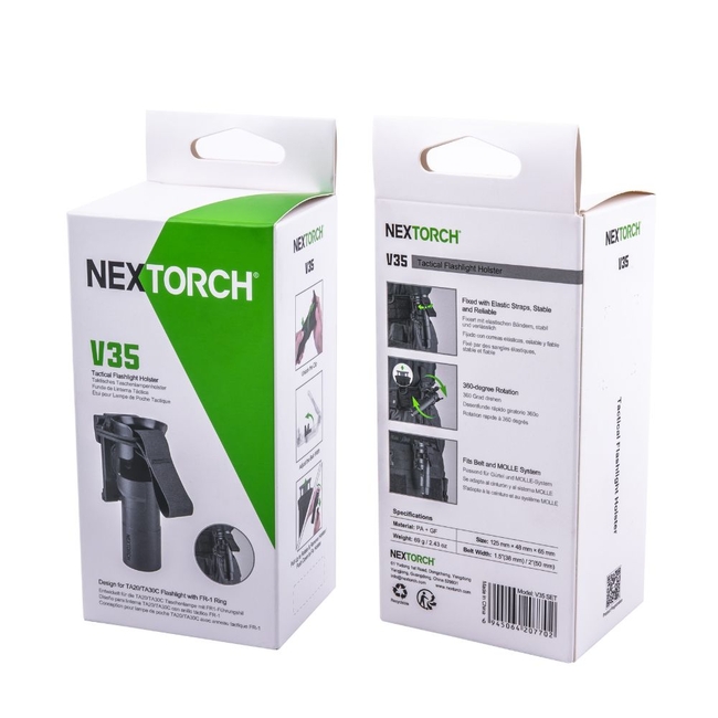 V35 Flashlight Holster by NEXTORCH X-Carry NQD