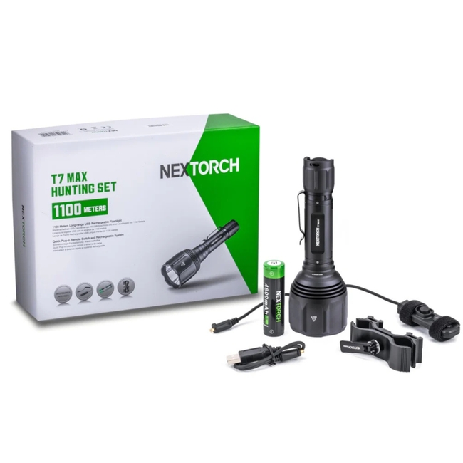 ΦΑΚΟΣ T7 ΚΥΝΗΓΕΤΙΚΟ ΣΕΤ V2.0, 1300 lm NEXTORCH