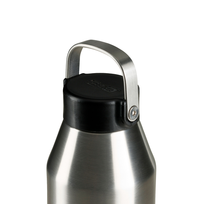 SILVER VACUUM INSULATED STAINLESS NARROW MOUTH BOTTLE 750ML