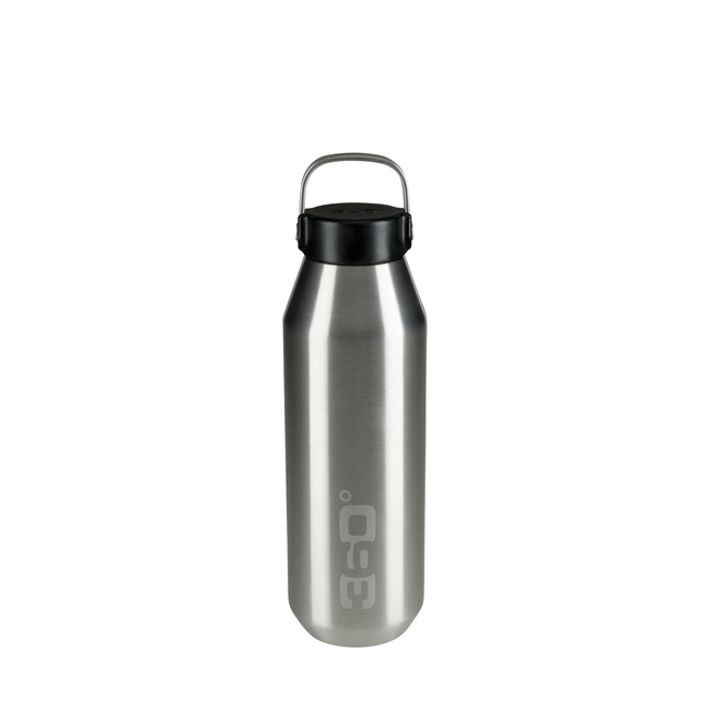 SILVER VACUUM INSULATED STAINLESS NARROW MOUTH BOTTLE 750ML