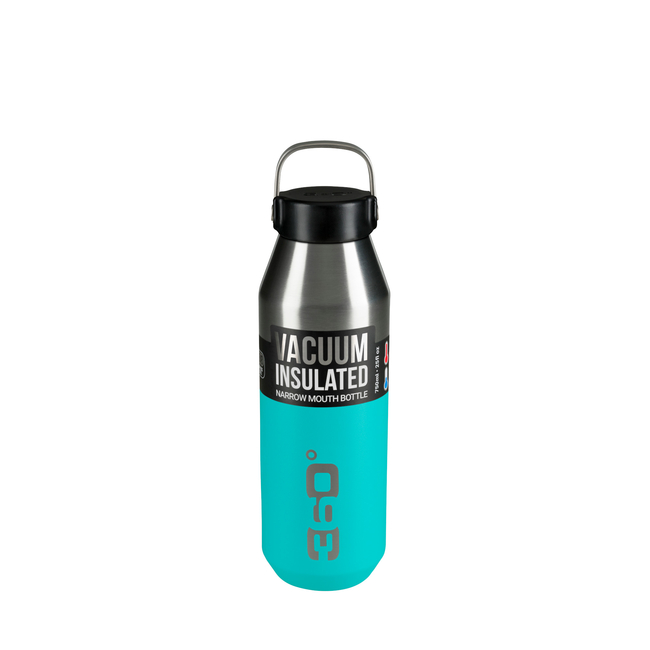 TURQUOISE VACUUM INSULATED STAINLESS NARROW MOUTH BOTTLE 750ML