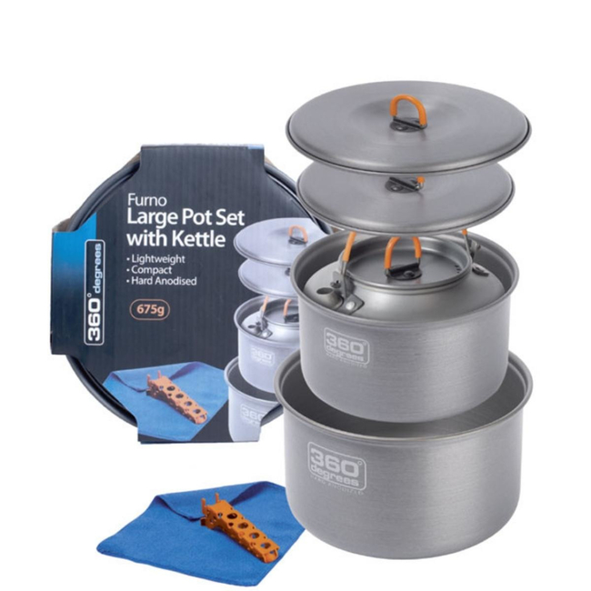 360 FURNO LARGE POT SET WITH KETTLE