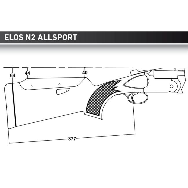 ELOS N2 ALL SPORT 76cm ADJ.STOCK FABARM