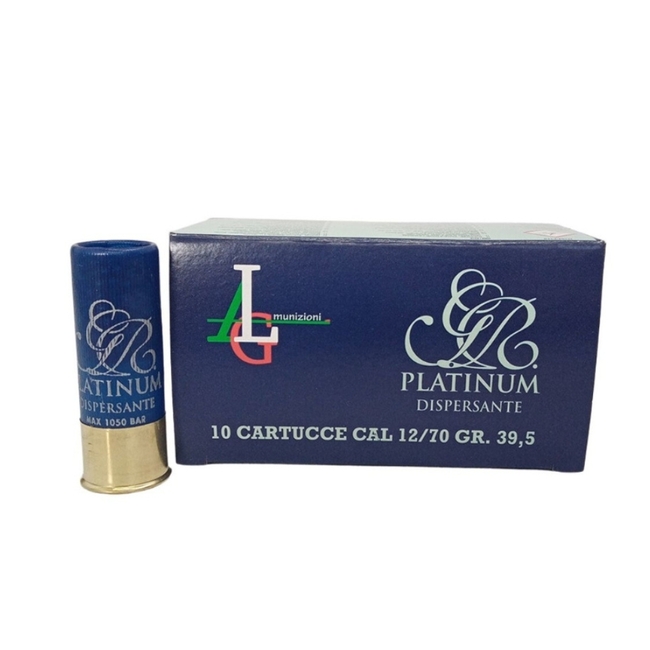 CAL.12 GR PLATINUM DISPERSANTE 39,5g SHOOTING CARTRIDGES ALG