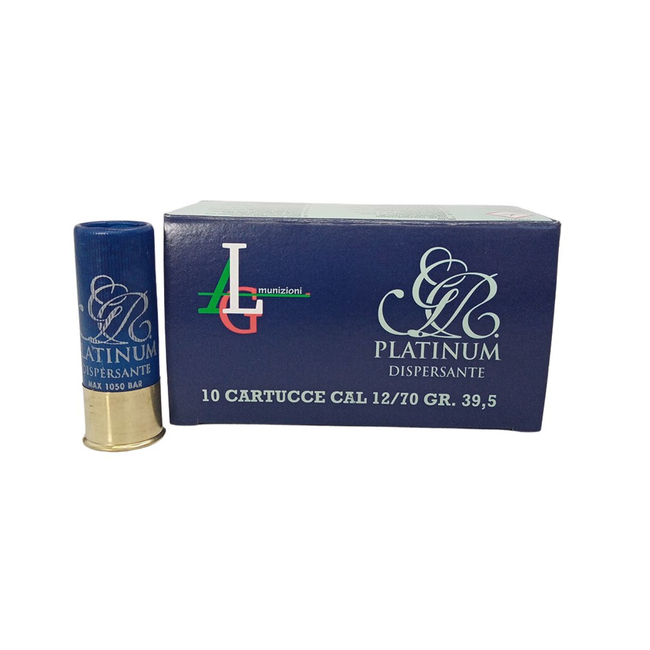 CAL.12 GR PLATINUM DISPERSANTE 39,5g SHOOTING CARTRIDGES ALG