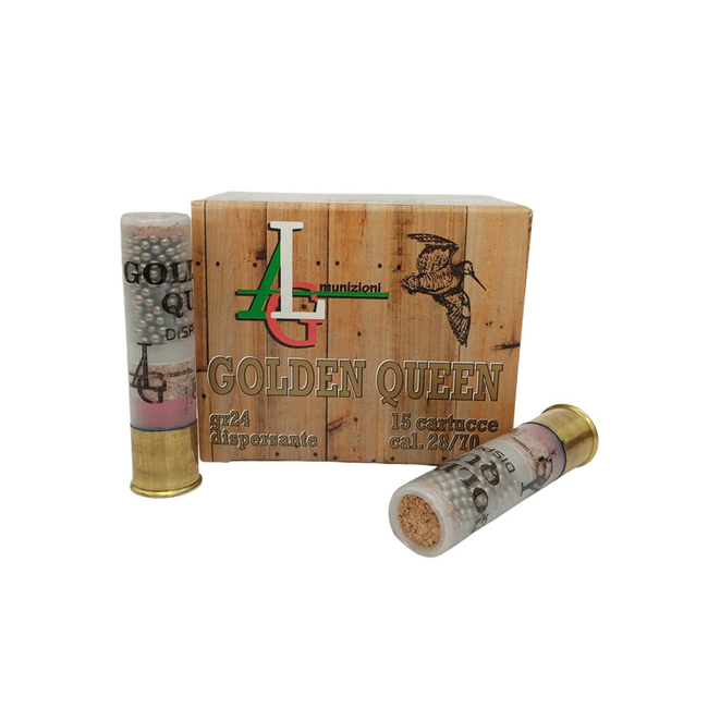CAL.28 GOLDEN QUEEN DISPERSANTE 24g HUNTING CARTRIDGES ALG