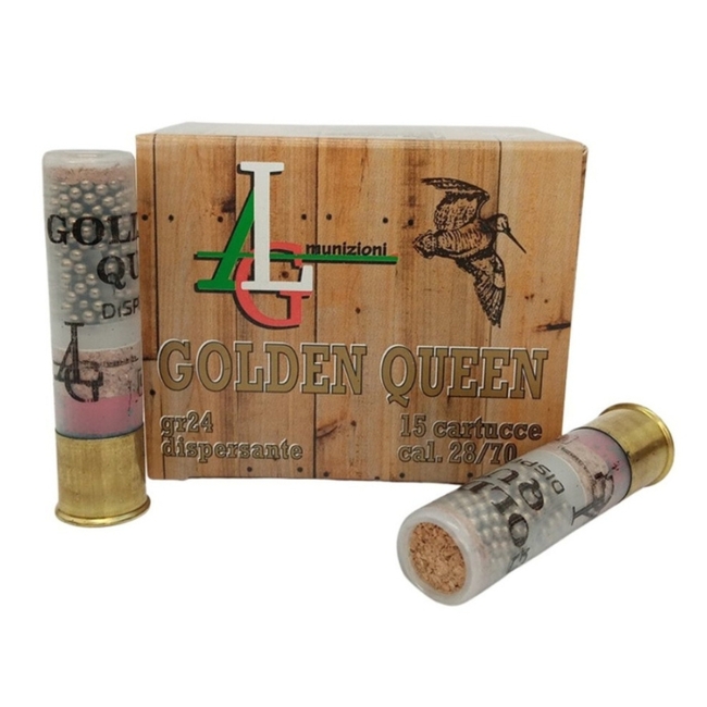CAL.28 GOLDEN QUEEN DISPERSANTE 24g HUNTING CARTRIDGES ALG