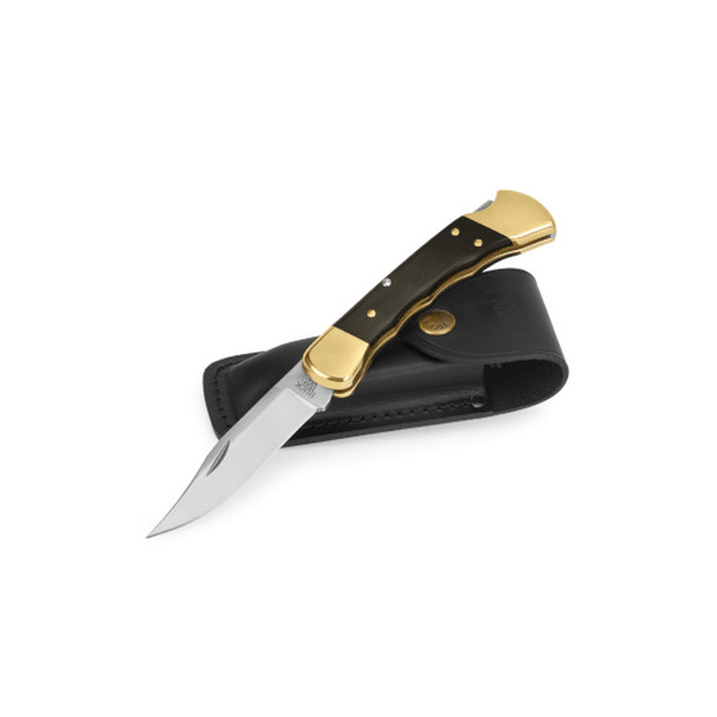 B110-BRSFG/B110-FG FOLDING HUNTER FINGER GROOVE KNIFE