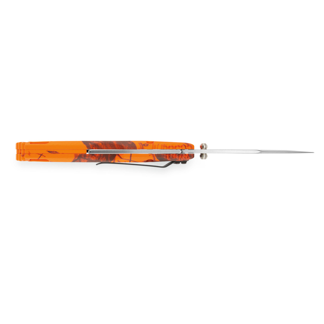 B286-CMS9 MOSSY OAK BLAZE ORANGE CAMO FOALDING KNIFE