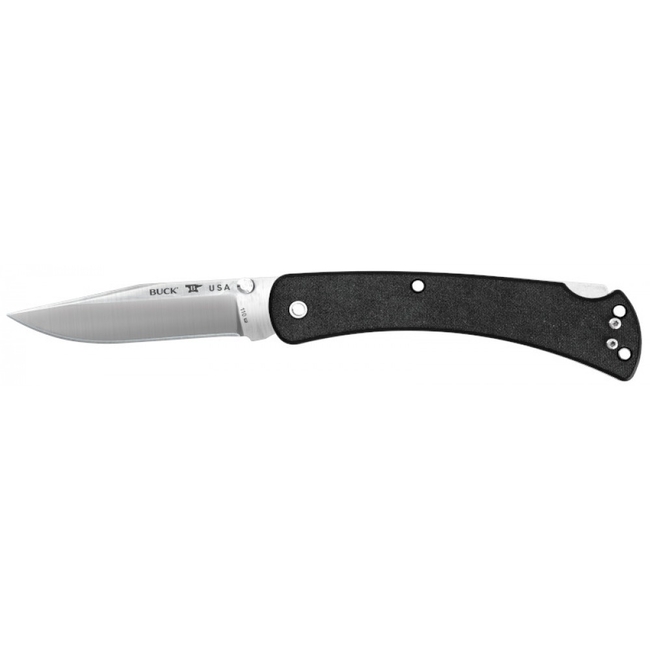 B110-BKS4 SLIM PRO BLACK KNIFE-US BUCK