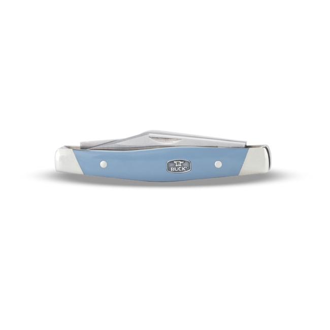 B301-BLS STOCKMAN BLUE/NICKEL SILVER BUCK