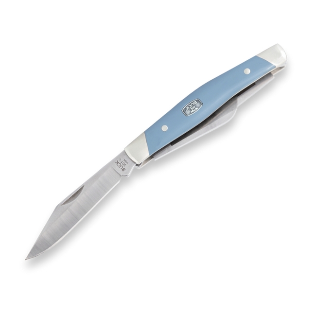 B301-BLS STOCKMAN BLUE/NICKEL SILVER BUCK