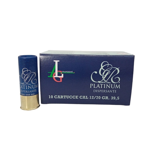 CAL.12 GR PLATINUM DISPERSANTE 39,5g SHOOTING CARTRIDGES ALG